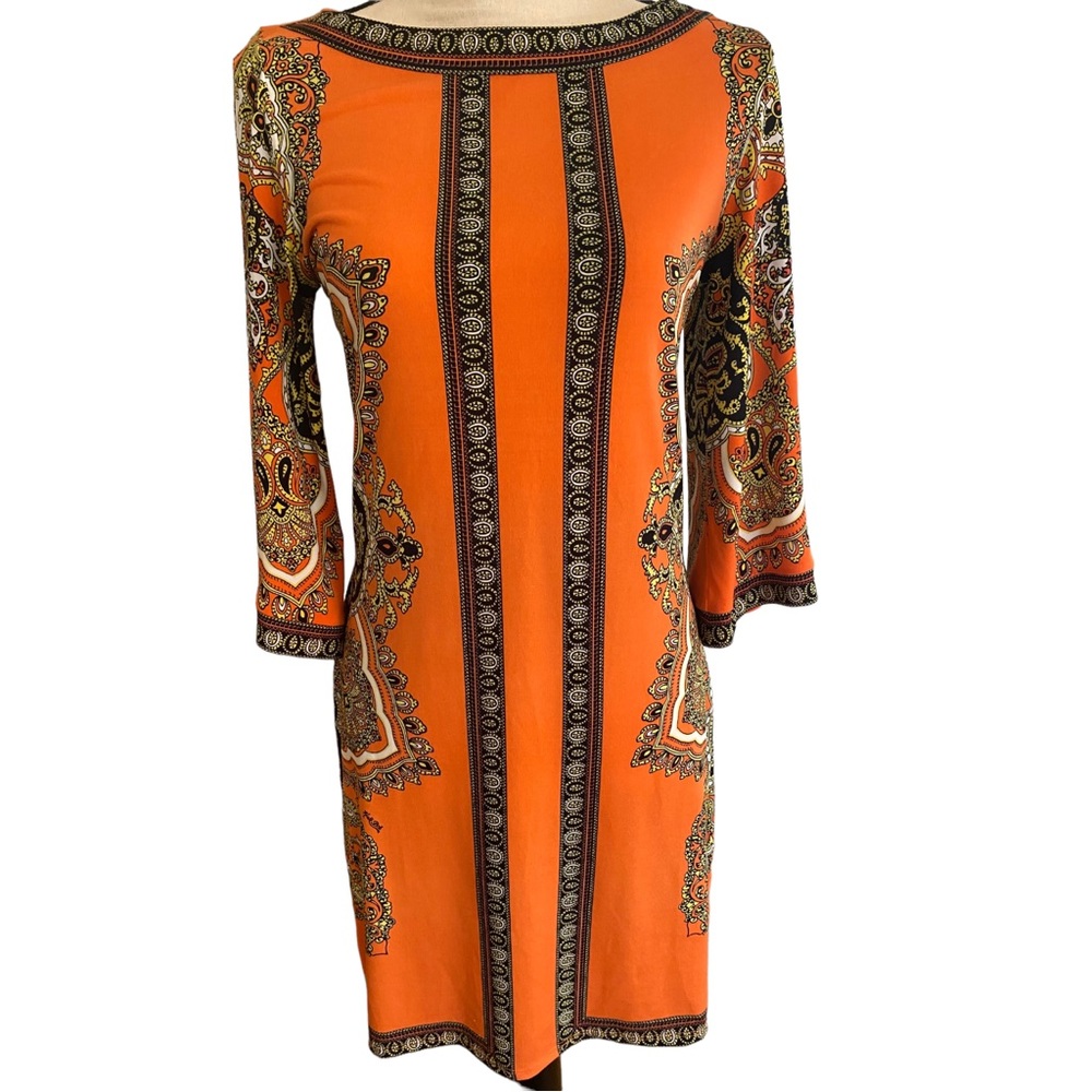 Hale Bob Womens Midi Dress (XS)